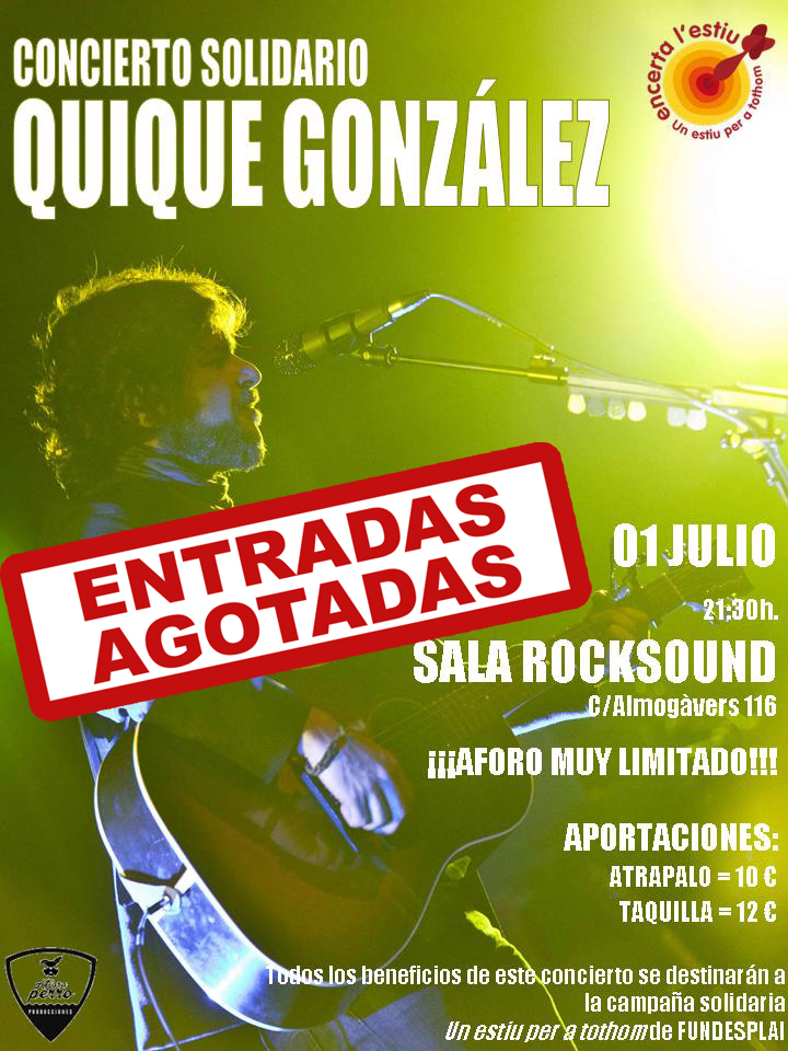 POSTER QG ENTRADAS AGOTADAS